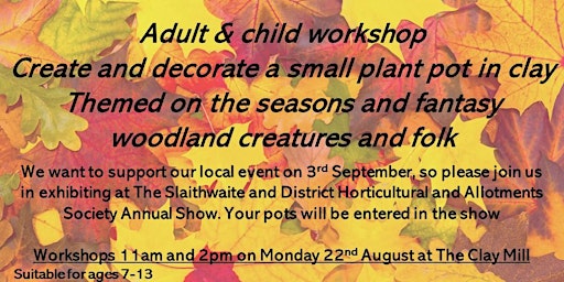 Fantasy woodland inspired plant pots for families with children aged 7-13