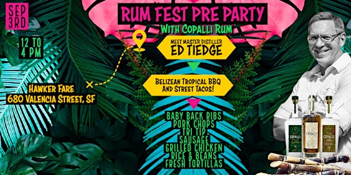 Rum Fest Pre Party with Copali Rum