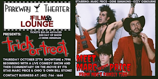 Trick Or Treat Movie Starring: Marc Price • Gene Simmons • Ozzy Osbourne