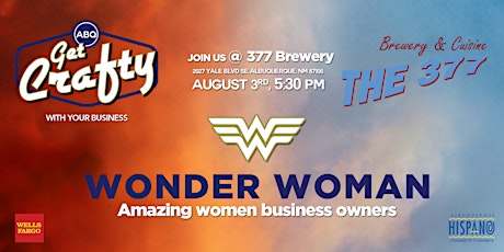 AHCC Get Crafty with your BIZ - August Edition - Wonder Women Entrepreneurs @ The 377 Brewery primary image
