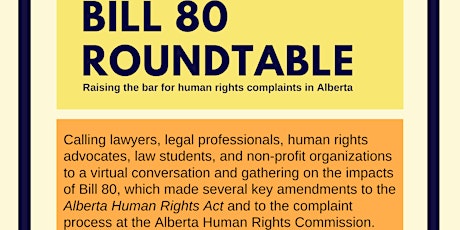 Bill 80 Round Table