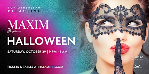 BleauLive Maxim Miami Halloween Party