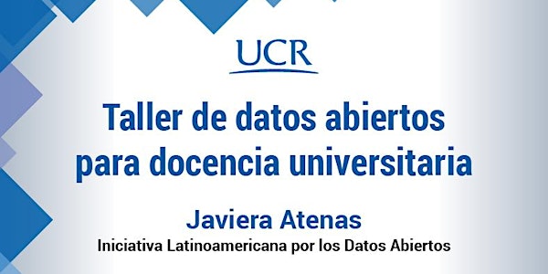 Taller: Datos abiertos para la docencia universitaria