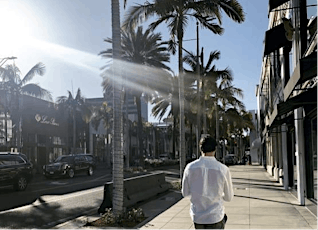 Sunset in Beverly Hills! A Walk Down Rodeo Dr
