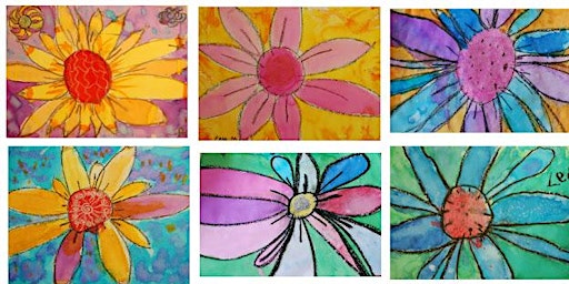 GEORGIA O’KEEFE FLOWERS (drawing & painting) for 5 - 8 year old’s
