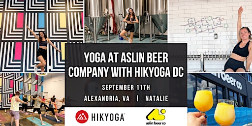 Yoga at Aslin Beer Company with Hikyoga DC