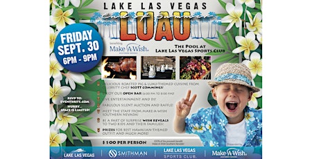 Lake Las Vegas Luau benefiting Make-A-Wish Southern Nevada