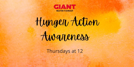 VIRTUAL September: Hunger Action Awareness