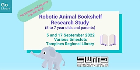Robotic Animal Bookshelf Research Study (5-7 year olds & parents) #3