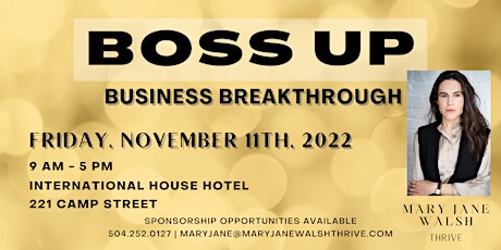 Boss Up: Business Breakthrough