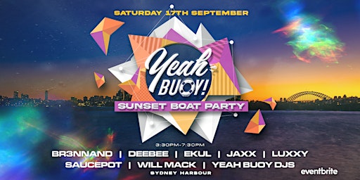 Yeah Buoy - September Sunset - Boat Party