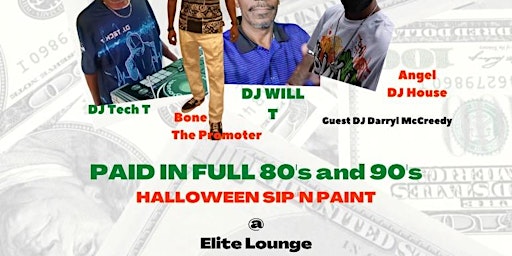 Paid&full Halloween Sip N Paint Party
