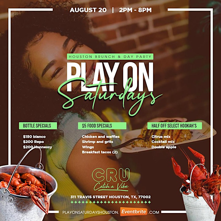 HOUSTON "PLAY ON SATURDAYS" BRUNCH  & DAY PARTY image