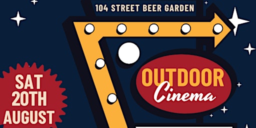 Outdoor Cinema on 104 street