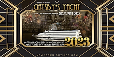 New York New Year's Eve 2023 - Gatsby's Fireworks Yacht Party