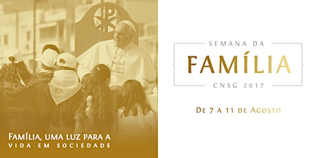 Imagem principal do evento Oficinas - Semana da Família CNSG - 09/08/2017