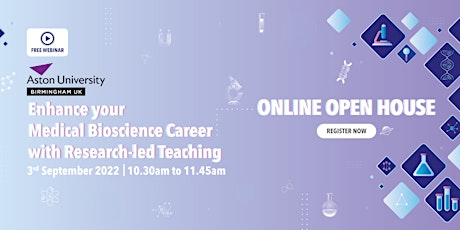 Enhance your Medical Bioscience Career with Research-led Teaching