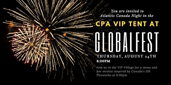 CPA VIP Tent at Globalfest