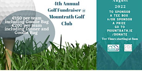 Mountrath Community Forum 4th Annual Golf Fundraiser primary image