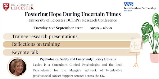 Trainee Research conference:  Fostering Hope During Uncertain Times