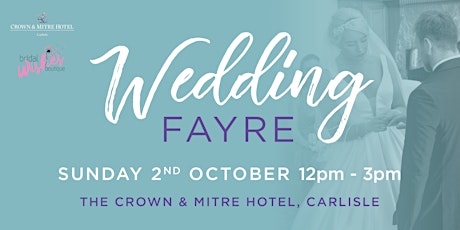 Wedding Fayre 2nd October 2022!