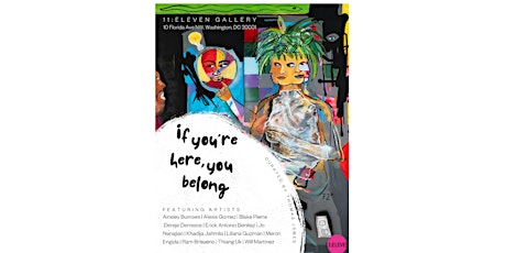 IF YOU'RE HERE, YOU BELONG - Artist Talk & Closing primary image