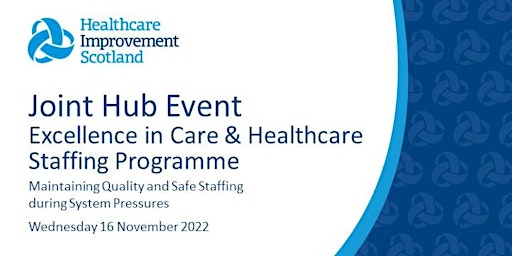 Excellence in Care & Healthcare Staffing Programme Joint Hub Event Day 2