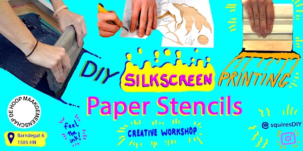 DIY Silkscreen Printing : Paper Stencils
