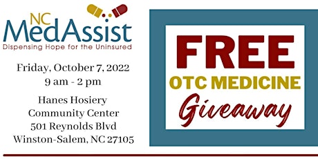 Forsyth County Over-the-Counter Medicine Giveaway 10.7.2022