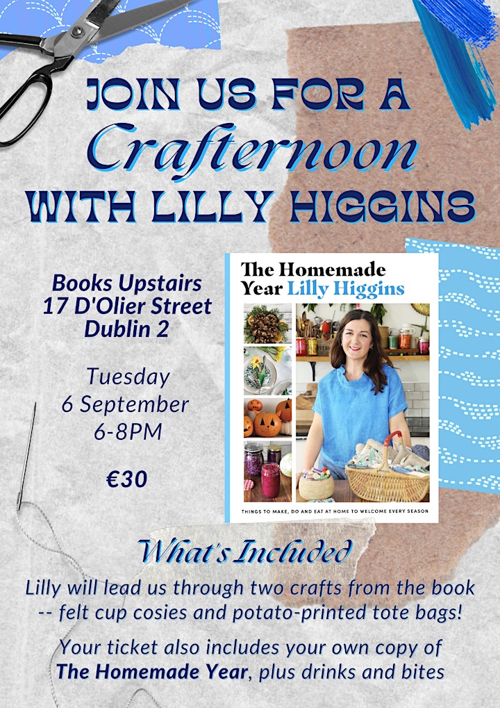 Crafternoon with Lilly Higgins in Books Upstairs image