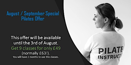 August / September Special Pilates Offer New Eltham Library primary image