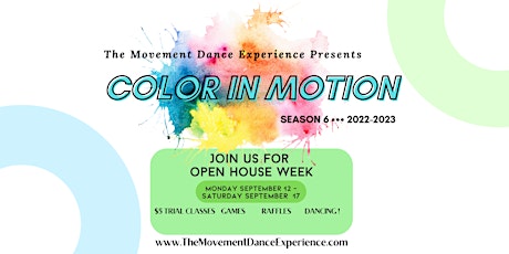 The Movement Dance Open House - $5 Dance Classes! primary image