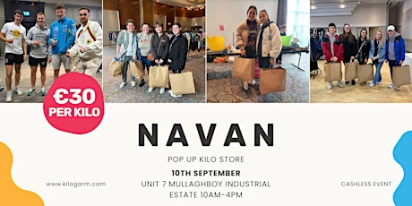 Navan Warehouse Kilo Store Pop Up 10th September