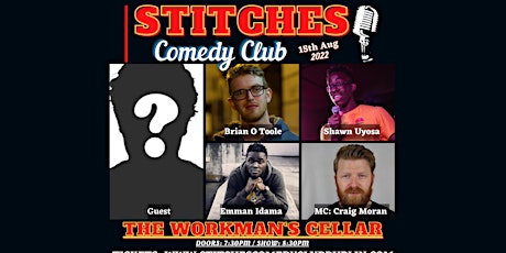 Copy of Stitches Comedy at The Workman's Cellar on Tuesday