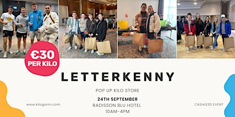 Letterkenny Pop Up Kilo Store 24th September