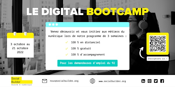 Découverte et inscription Digital Bootcamp 92