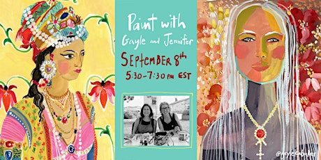 Paint with Gayle & Jennifer: Fancy Ladies with Accessories