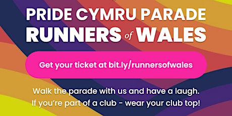 Pride Cymru Parade - Runners of Wales!