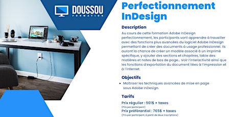 Formation InDesign Perfectionnement