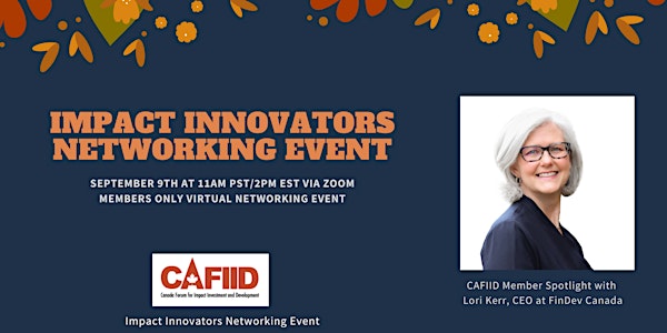 CAFIID  Impact Innovators Networking Event