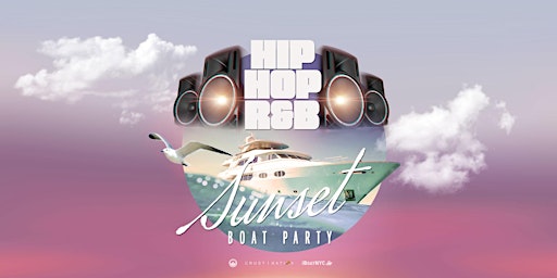 Imagen principal de THE #1 Hip Hop & R&B  Sunset Boat Party Yacht Cruise NYC