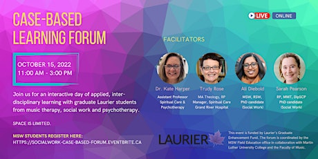 Laurier: Case-based Learning Forum (MSW students)