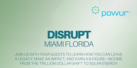 Disrupt Miami Florida primary image