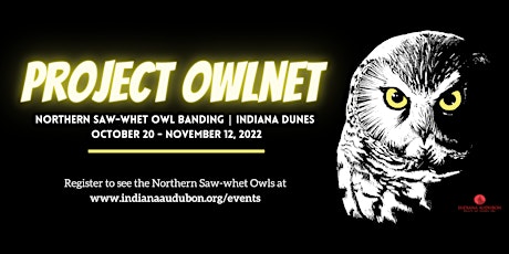 Indiana Dunes Saw-whet Owl Banding Demonstrations