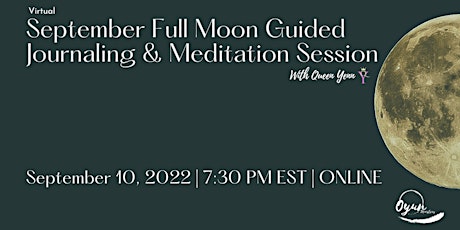 September Full Moon Guided Journaling & Meditation
