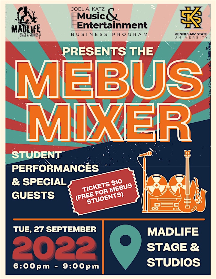MEBUS Mixer presented by Joel A Katz Music & Entertainment Business Program image