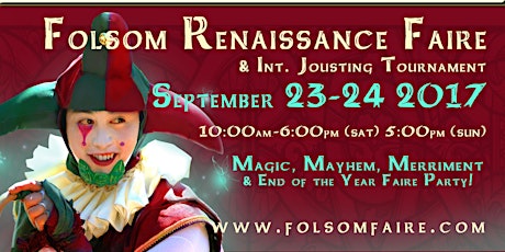 25th Annual Folsom Renaissance Faire & International Jousting Tournament primary image