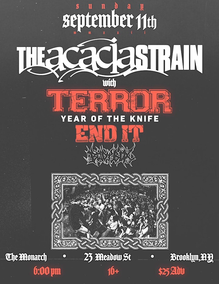 The Acacia Strain, Terror, Year of The Knife, End It, Bodybox image