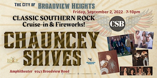 Fireworks, Concert & Cruise-in with Chauncey Shives