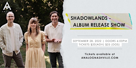 Rise Up Artists presents Shadowlands Album Release Show